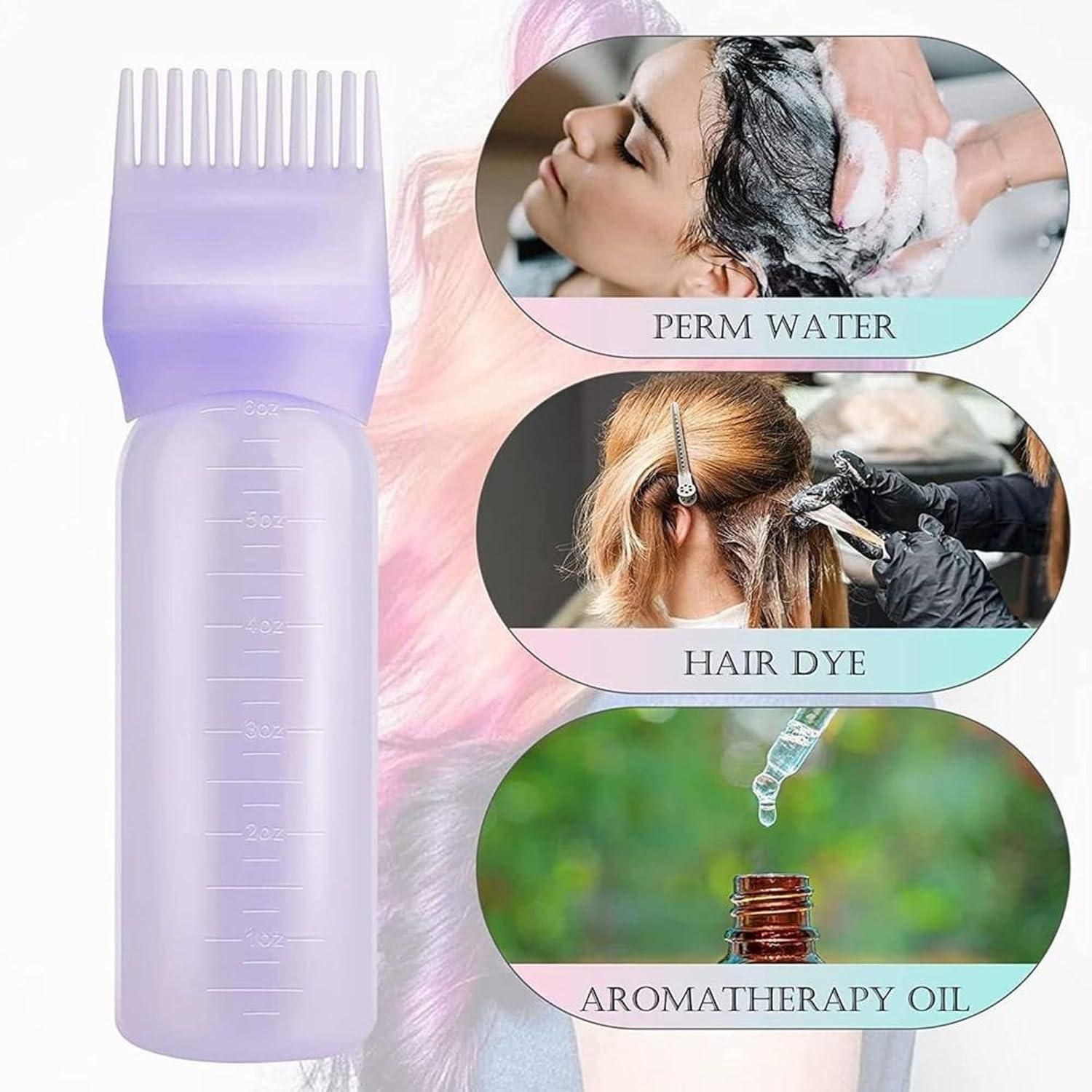 Multipurpose Root Comb Applicator Bottle
