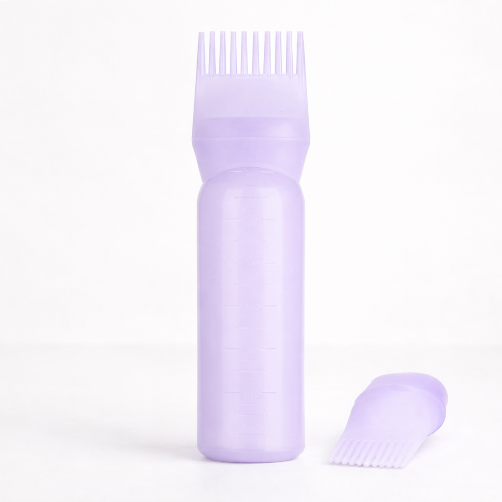 Multipurpose Root Comb Applicator Bottle