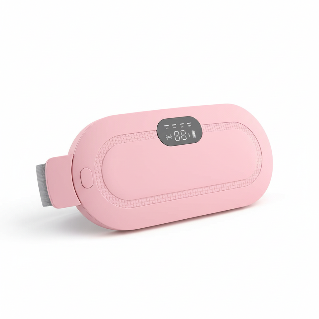Portable Cordless Menstrual Heating Pad on white background