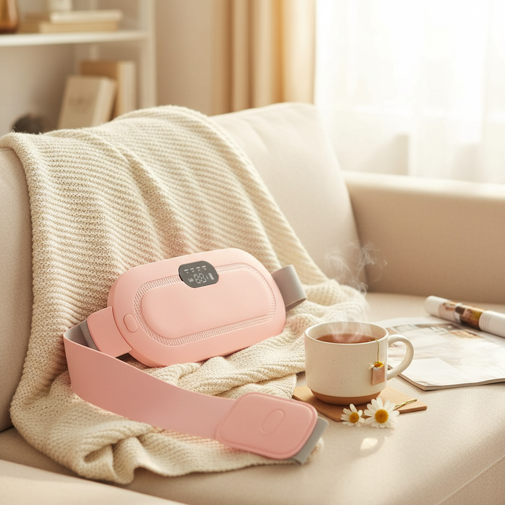 Portable Cordless Menstrual Heating Pad without prominent logos